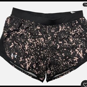 NWT Under Armour Dark Gray and Pink Athletic Shorts with Stylish Design